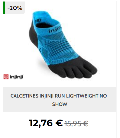 CALCETINES INJINJI RUN LIGHTWEIGHT NO-SHOW