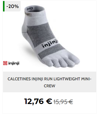 CALCETINES INJINJI RUN LIGHTWEIGHT MINI-CREW