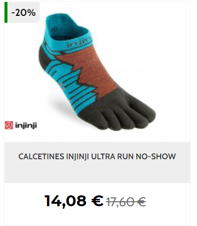 CALCETINES INJINJI ULTRA RUN NO-SHOW