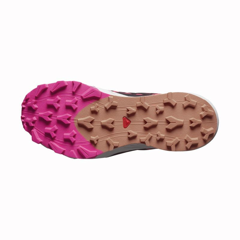 Suela zapatillas negras trail running mujer ThunderCross Salomon